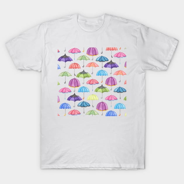 Umbrellas T-Shirt by Elena_ONeill